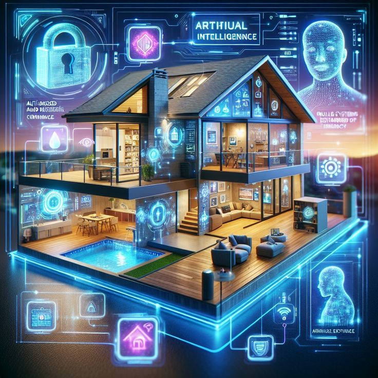 🏠 AI in Smart Homes_ AI-powered smart homes can automate daily tasks, enhance security, and improve energy efficiency_ What if your home could think for you_ #AISmartHome #FutureLiving